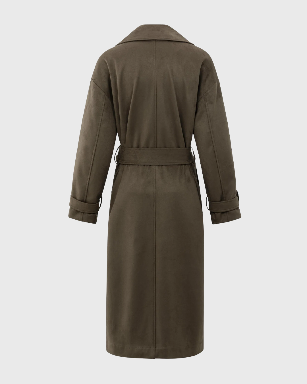 Suede coat