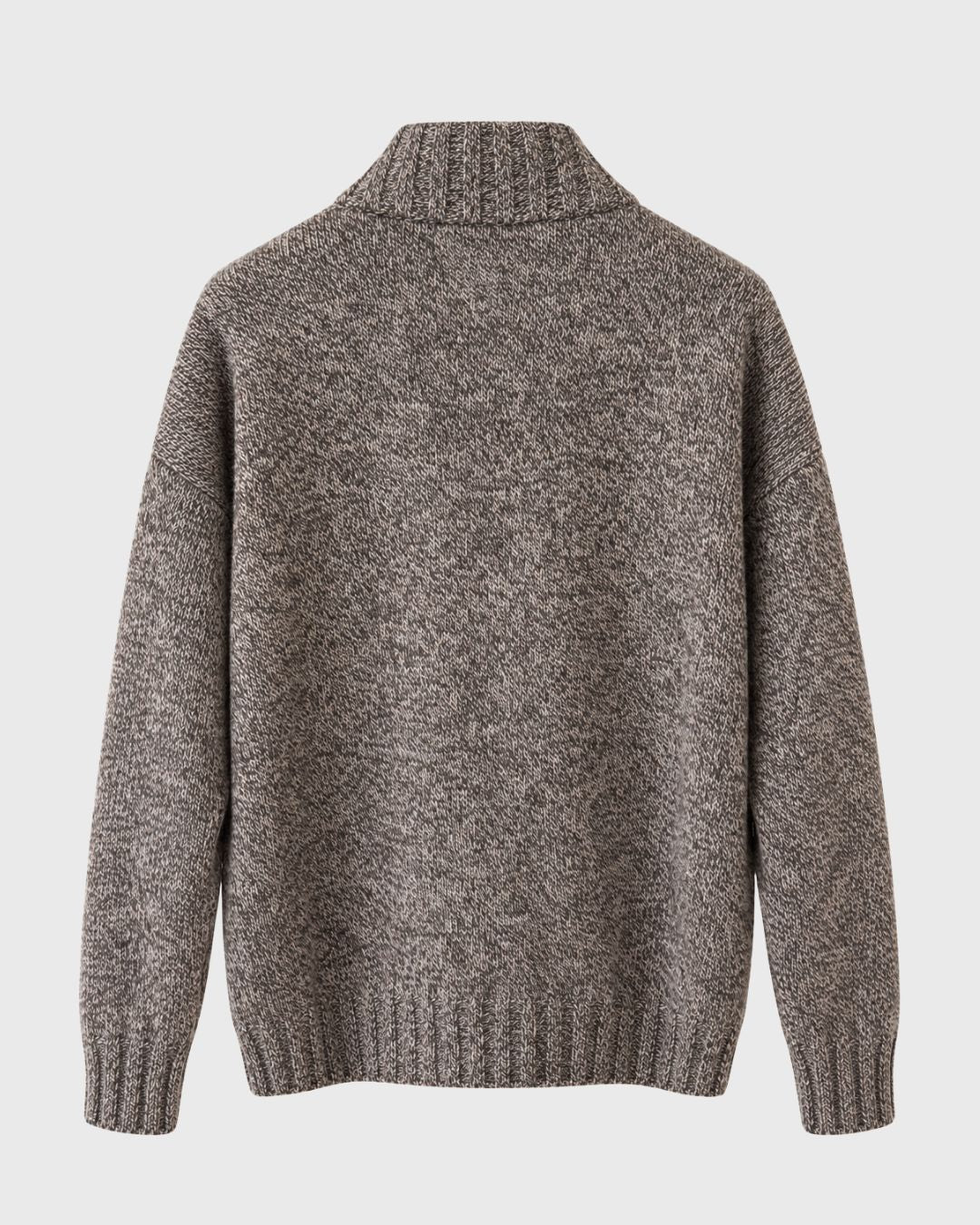Zip-up cardigan sweater
