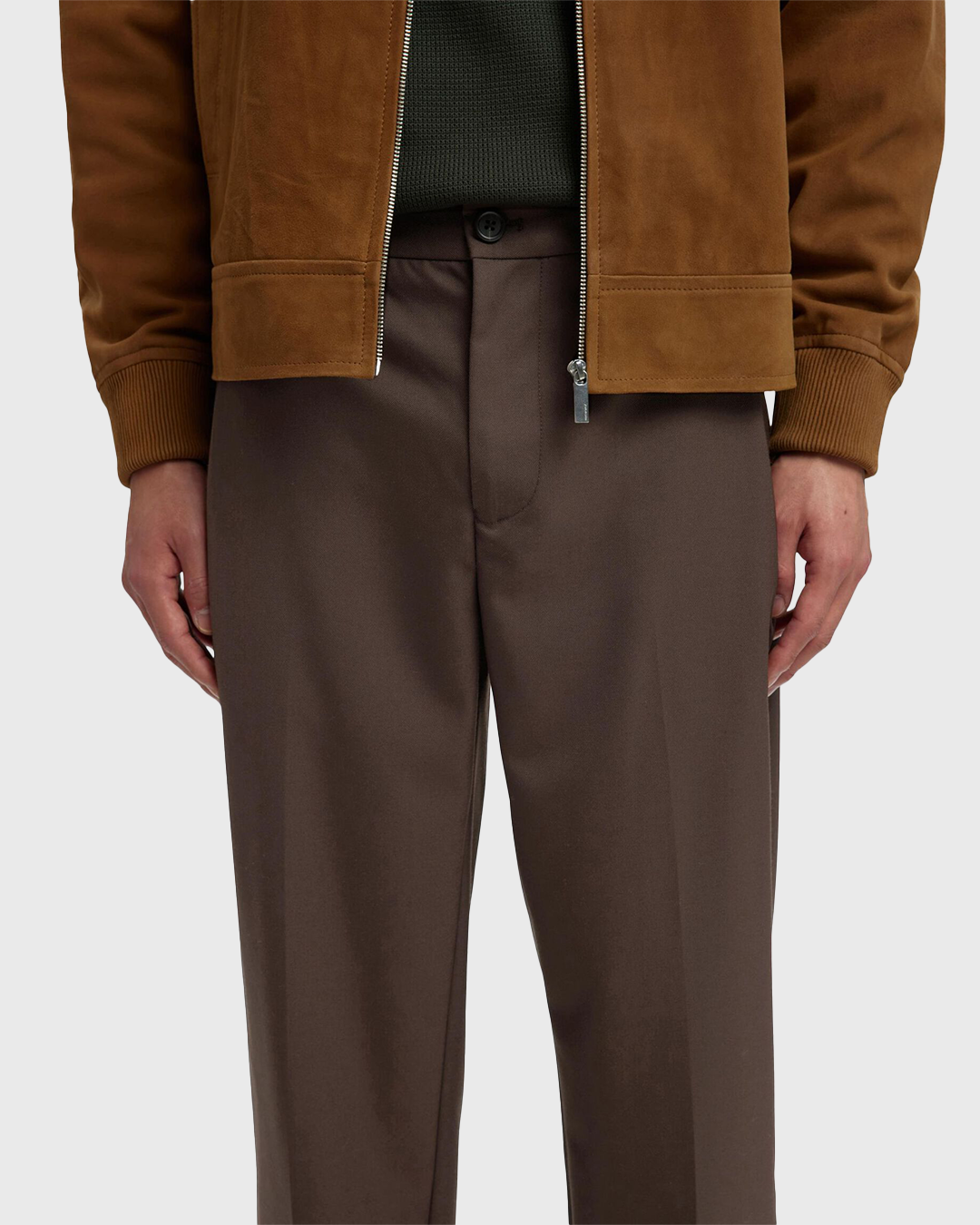 Pantaloni in misto lana