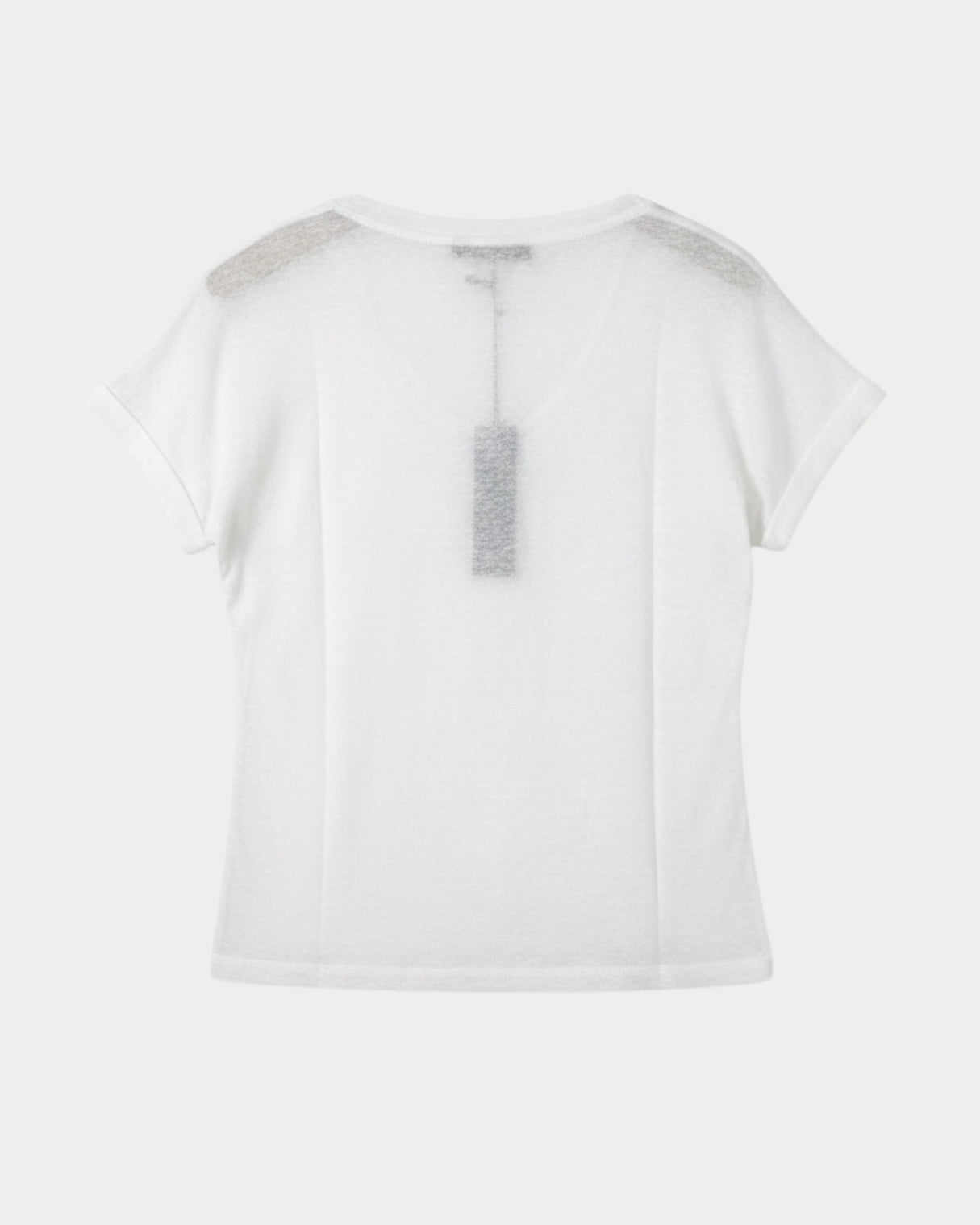 Regular Fit T-Shirt mit U-Ausschnitt und kurzen Ärmeln