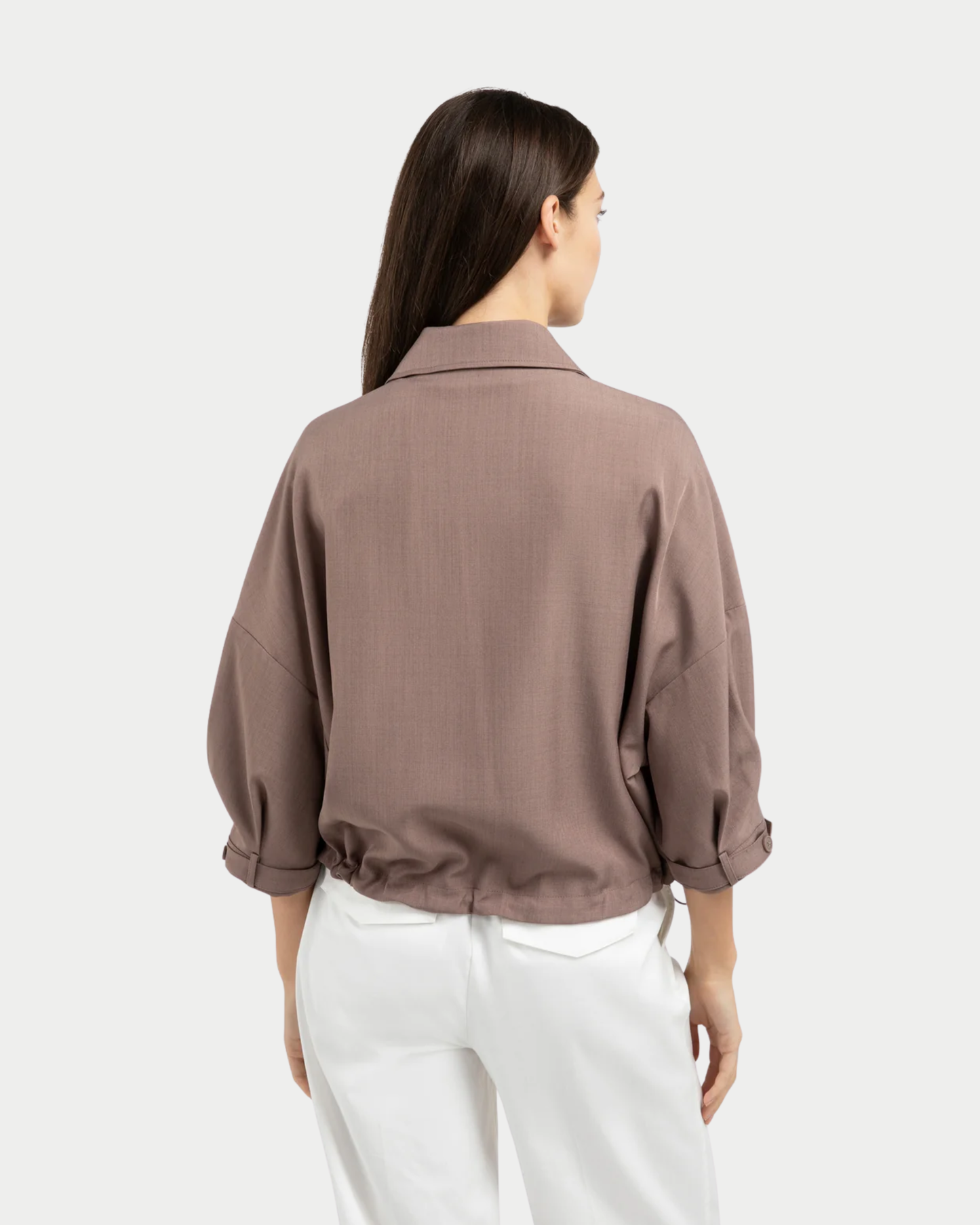 Giacca blazer con cintura regolabile