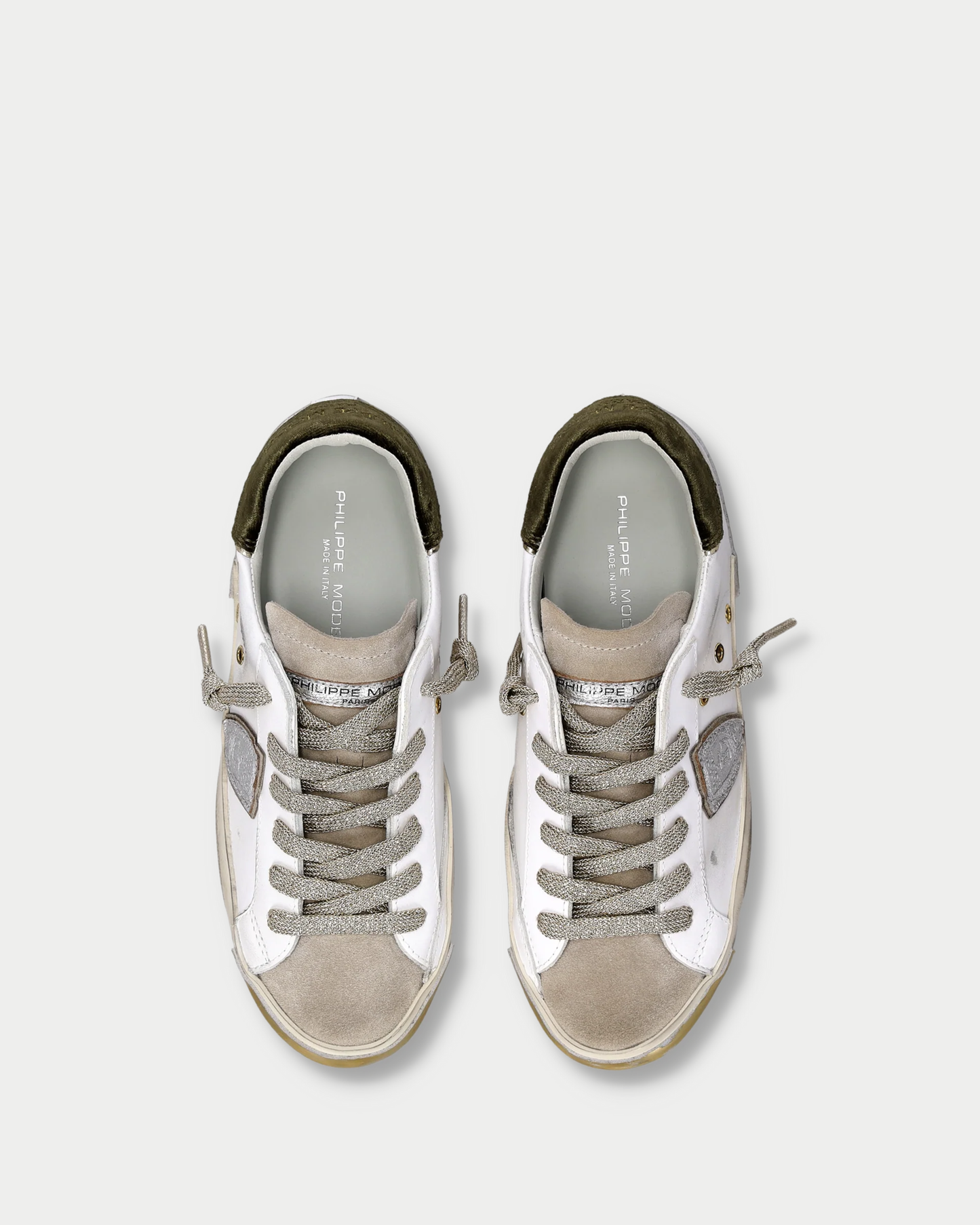 Sneakers Prsx Bianco Verde Militare