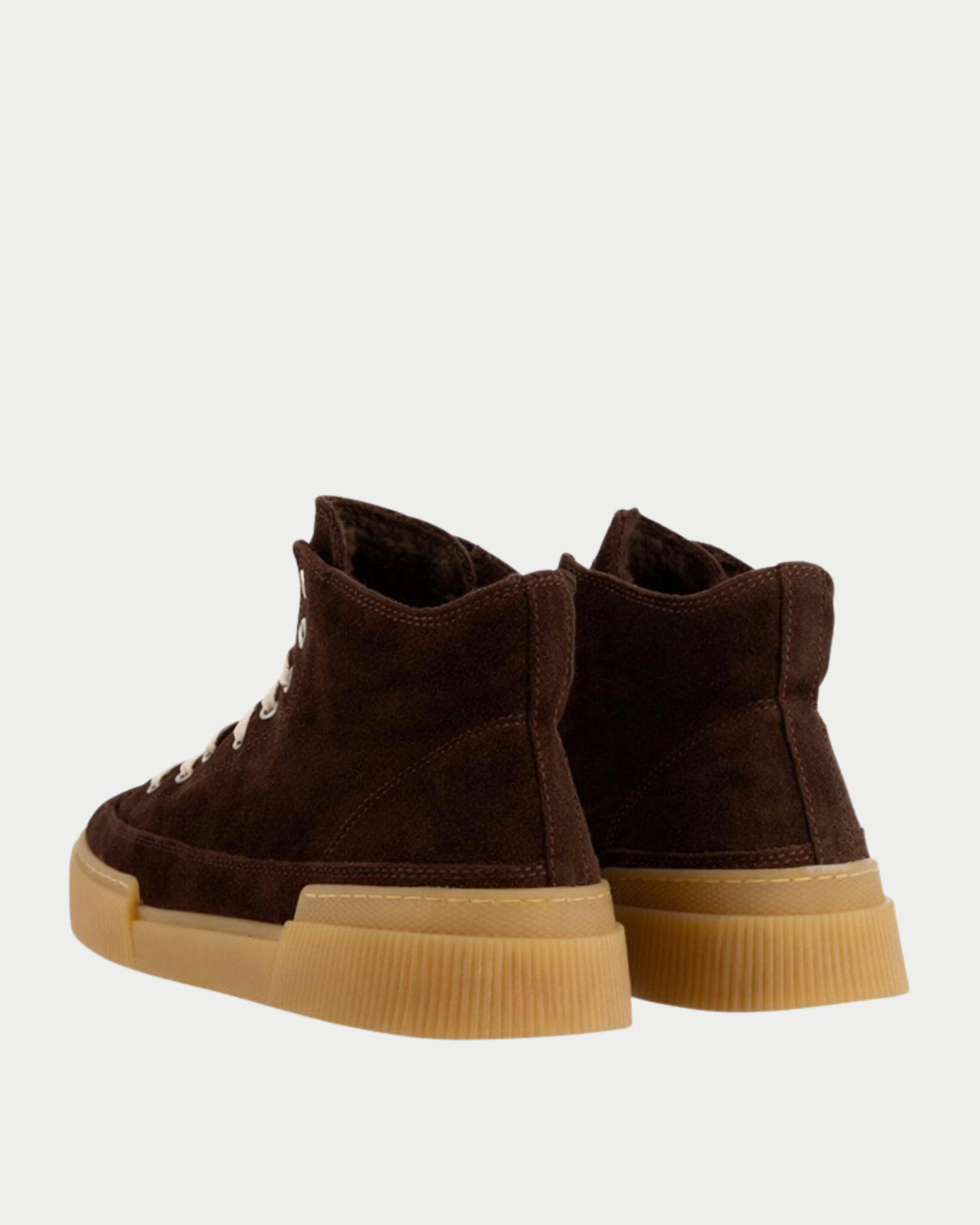 Sneaker alta in suede
