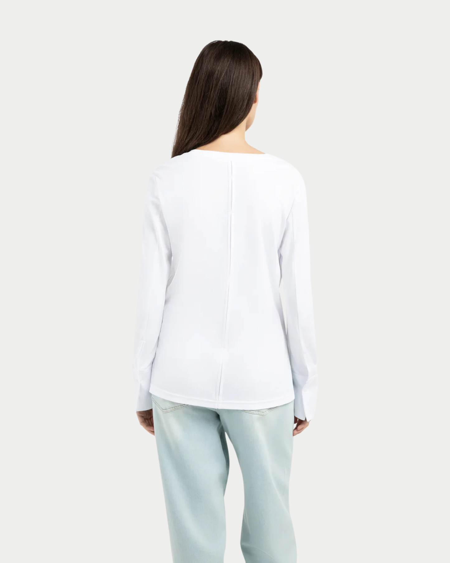 T-shirt longsleeve in Jersey