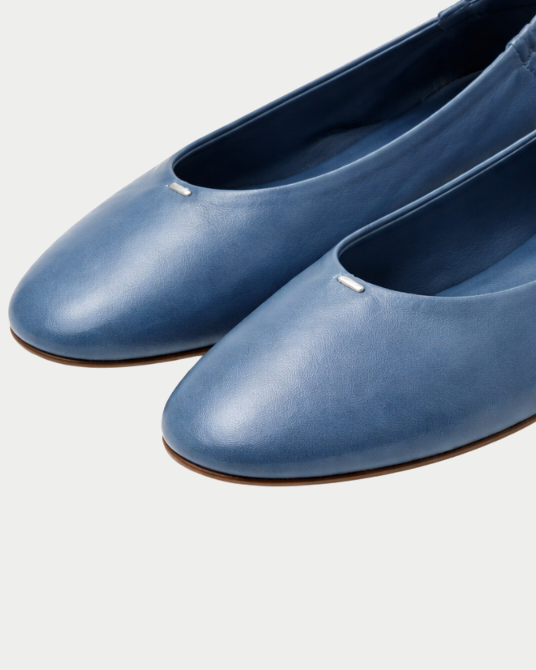 Ballerinas aus Glattleder