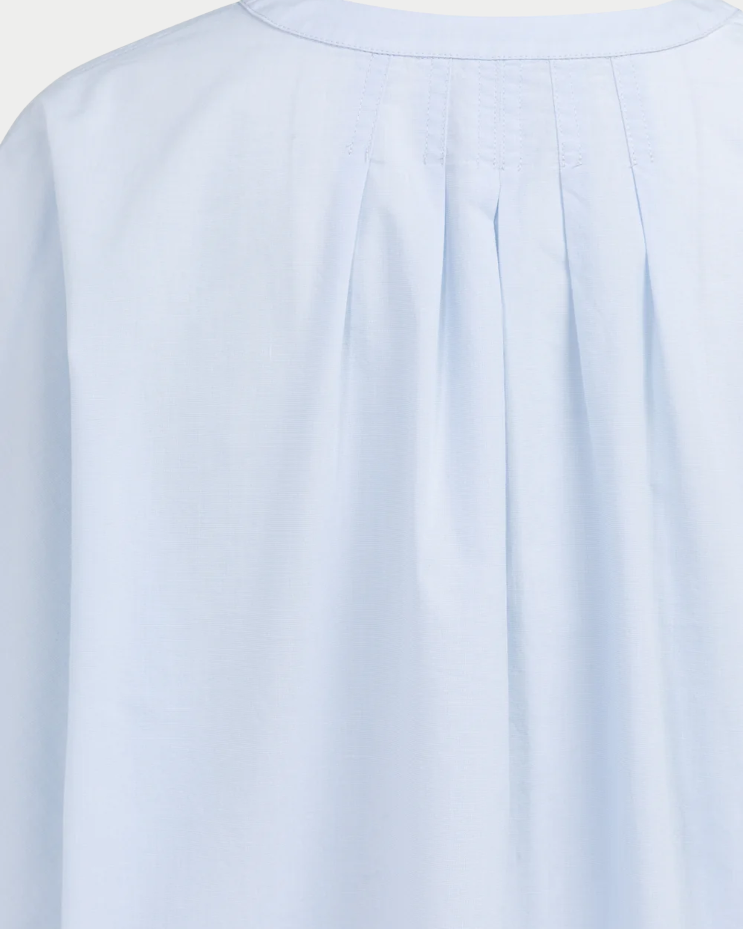 Hemdbluse mit weiten Ärmeln und Plisseedetails