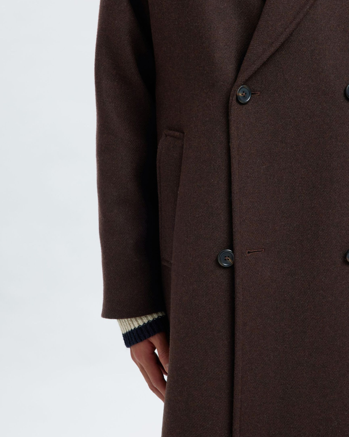 Cappotto unisex in misto lana