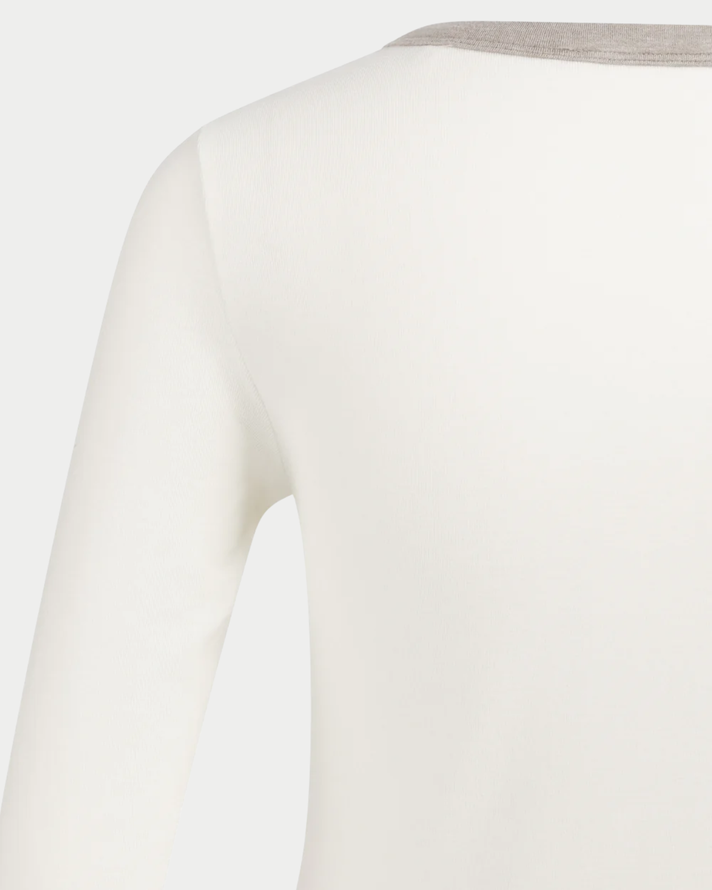 T-shirt a manica lunga con scollo rotondo