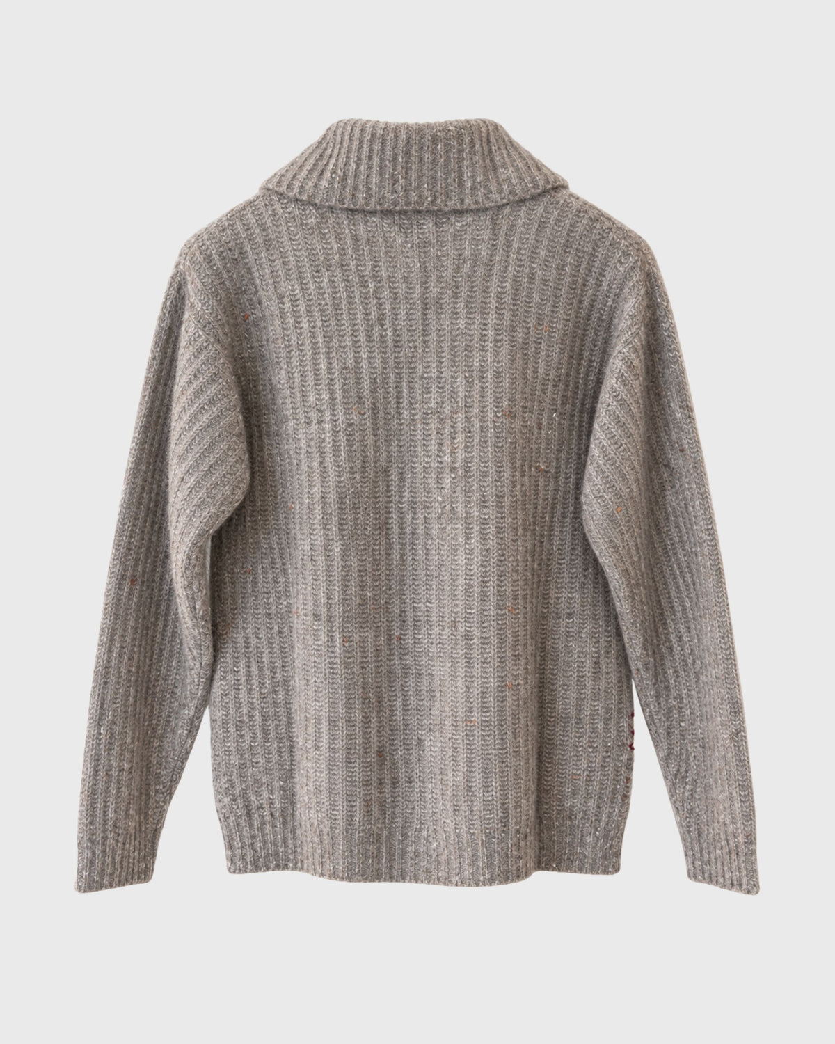 Maglia cardigan in alpaca e seta