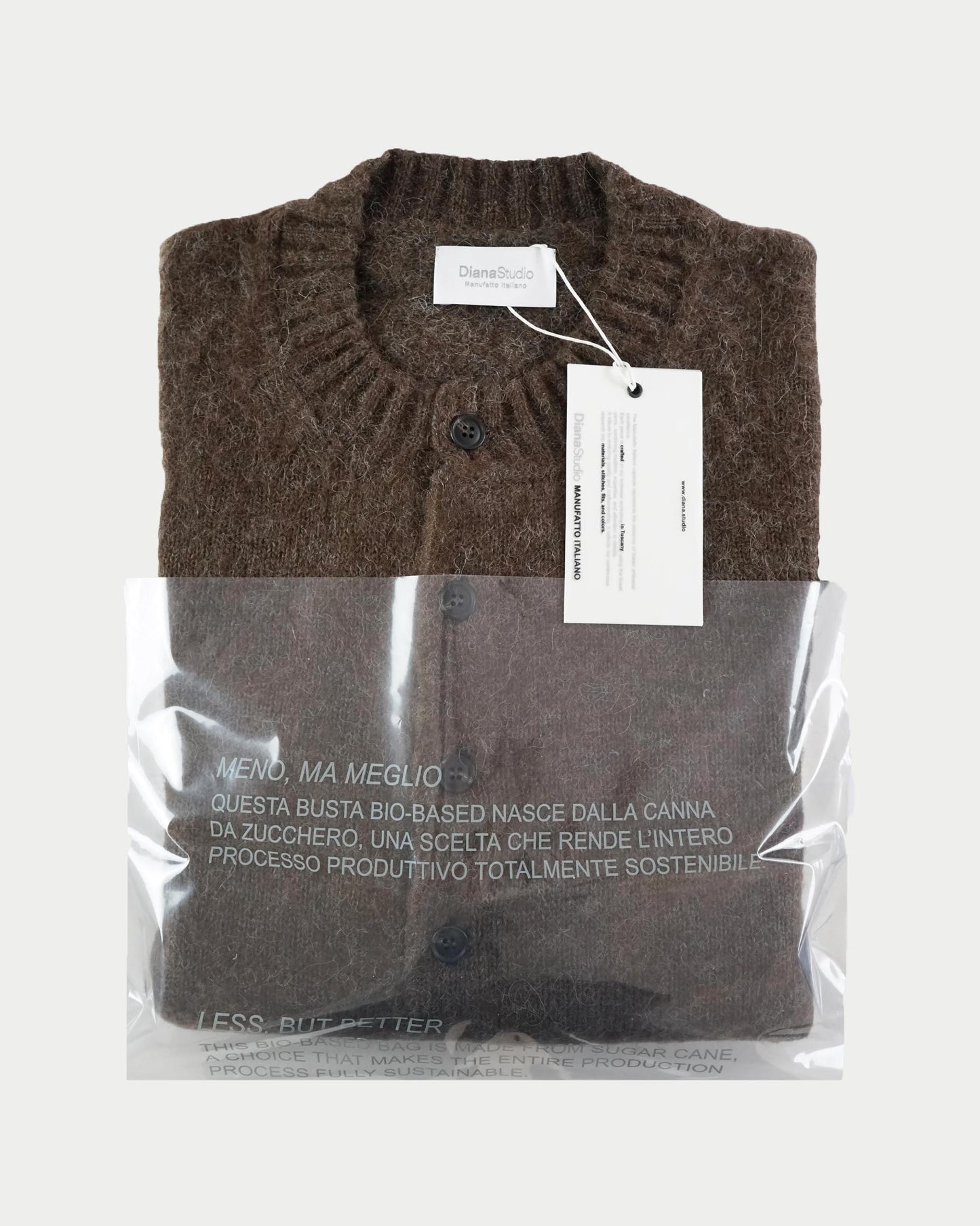 Maglia serafino brushed