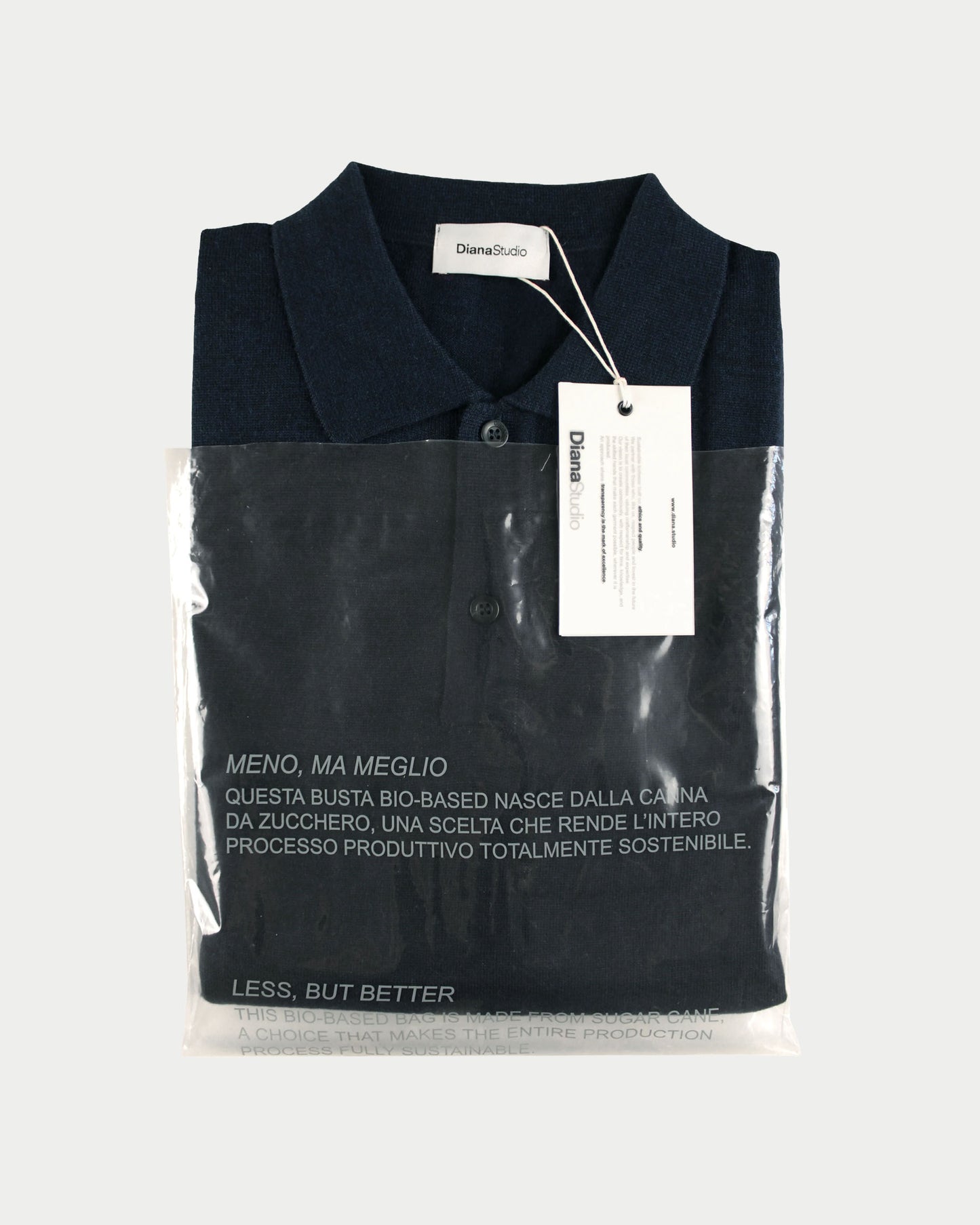 Maglia polo merino