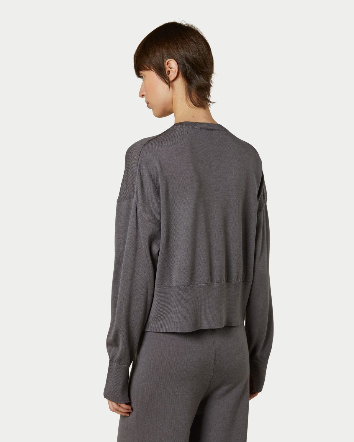Maglia paricollo in merino