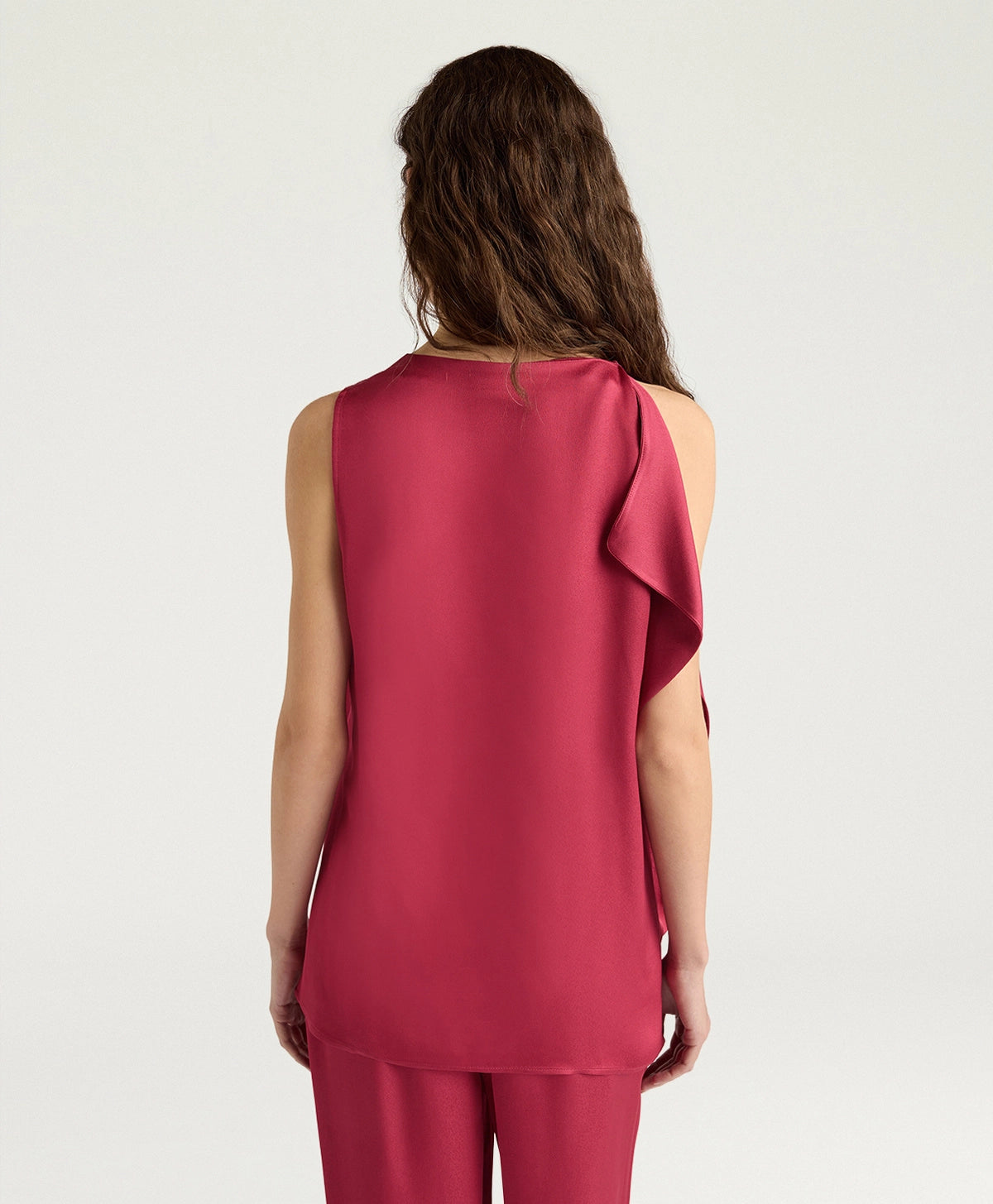 Top Lobo in cady di viscosa