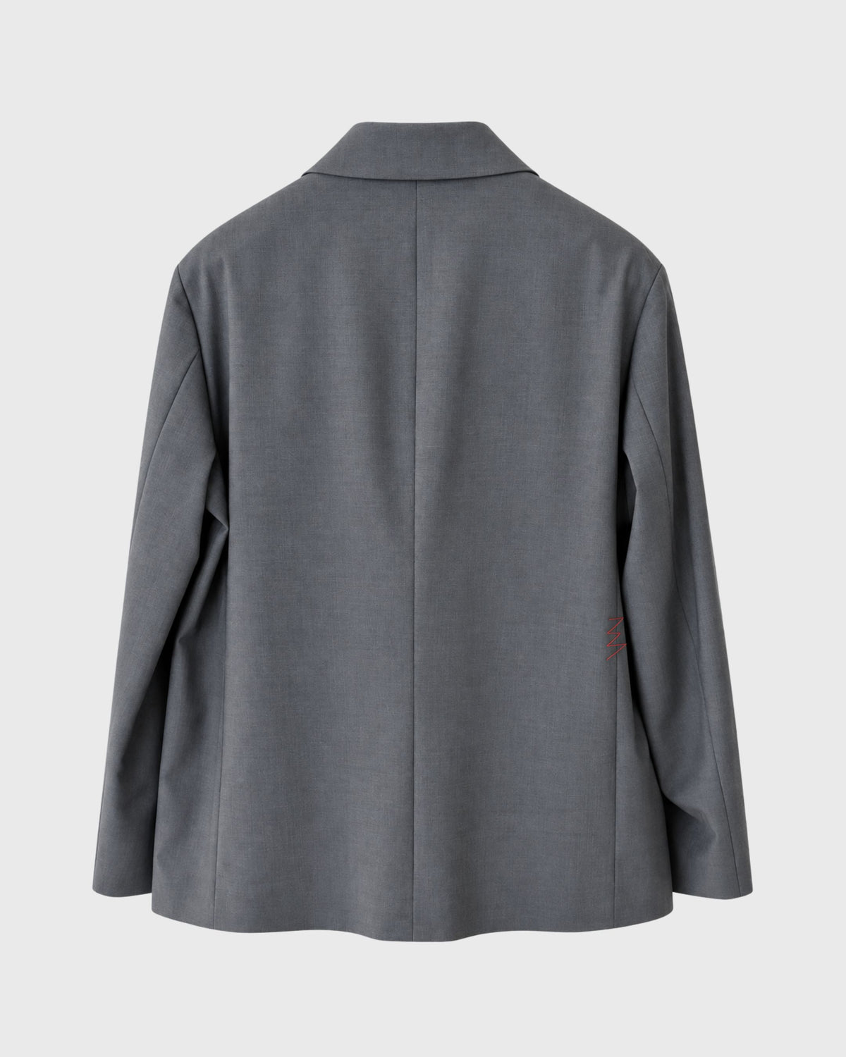 Giacca blazer in lana stretch antracite