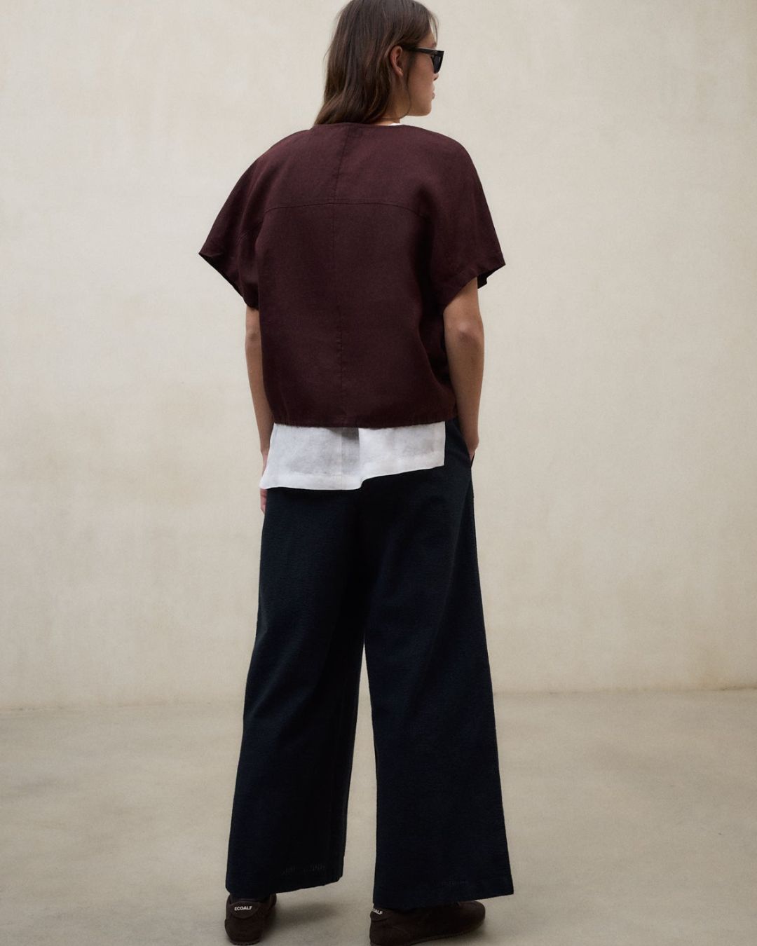 Blusa Dora in lino