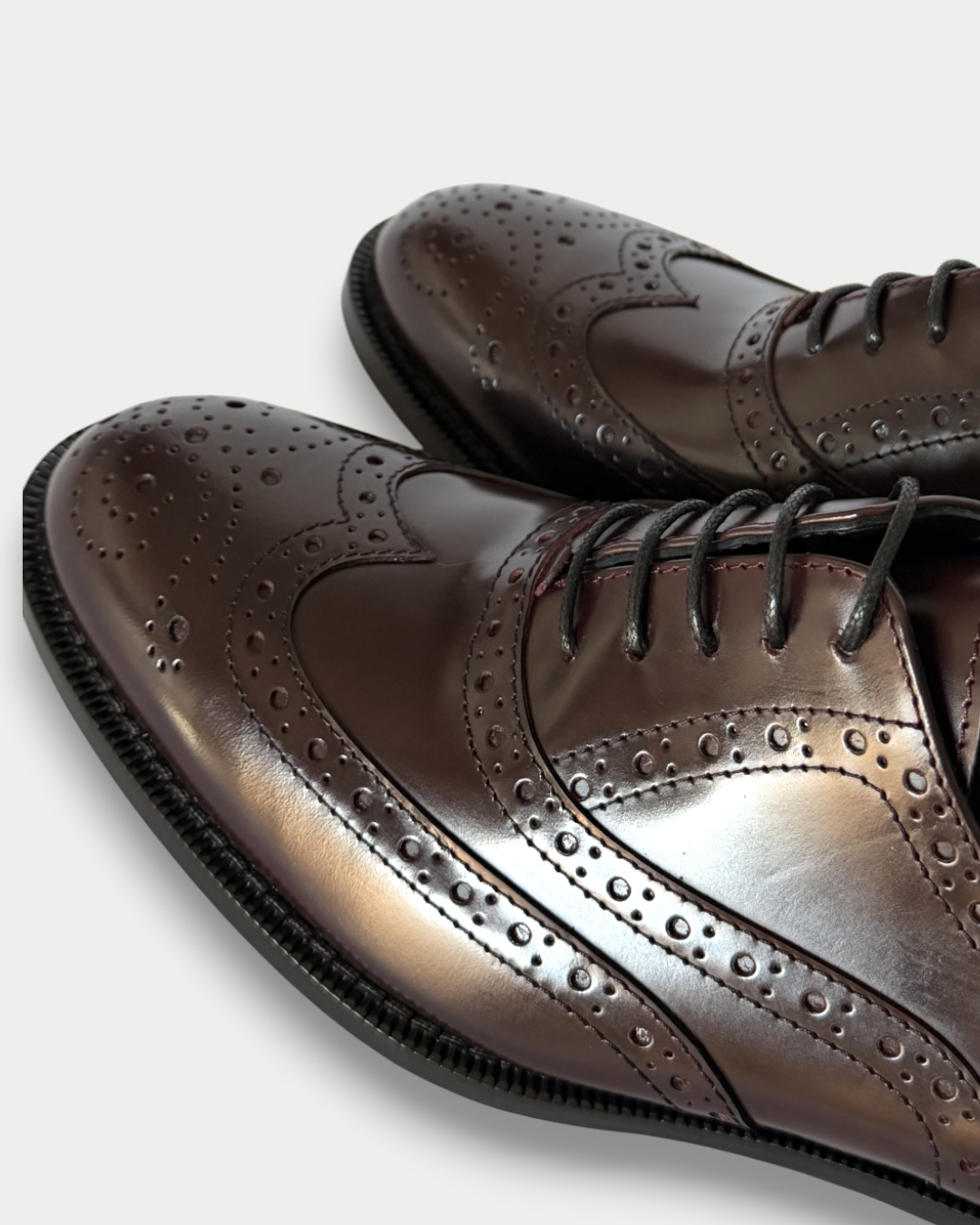 Oxford in pelle spazzolata