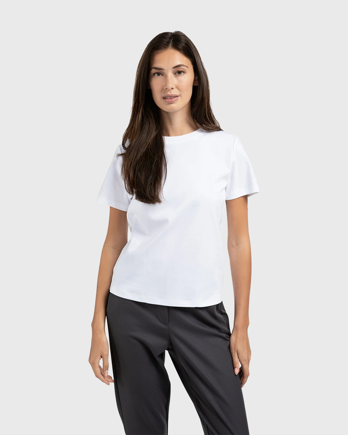 T-shirt con dettagli a cucitura