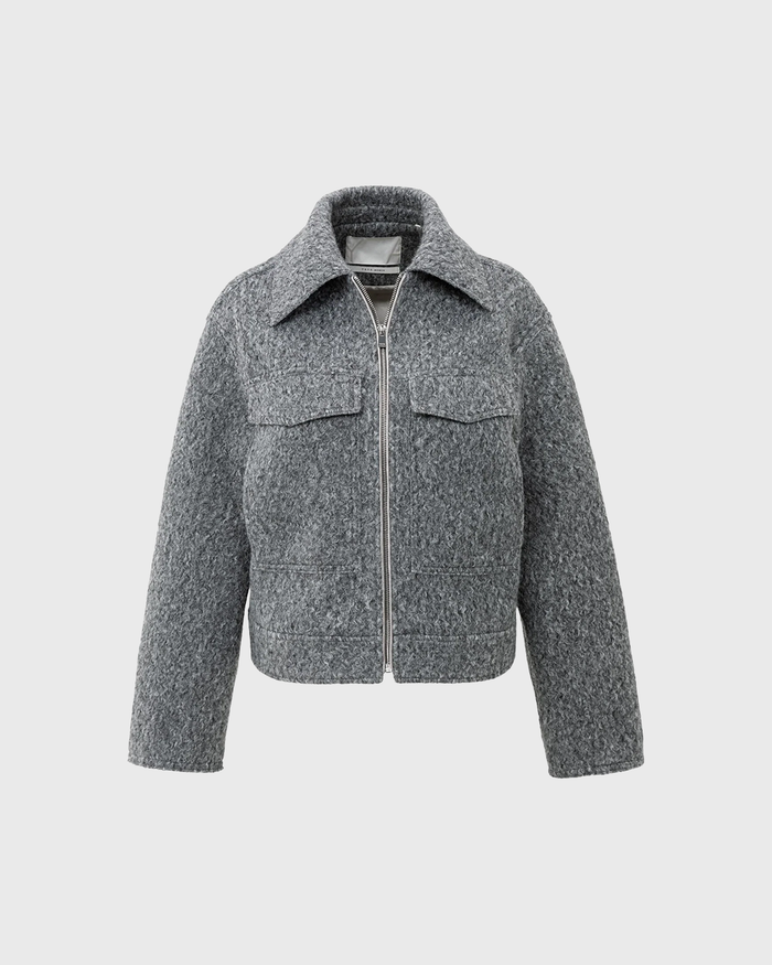 Giacca in bouclé