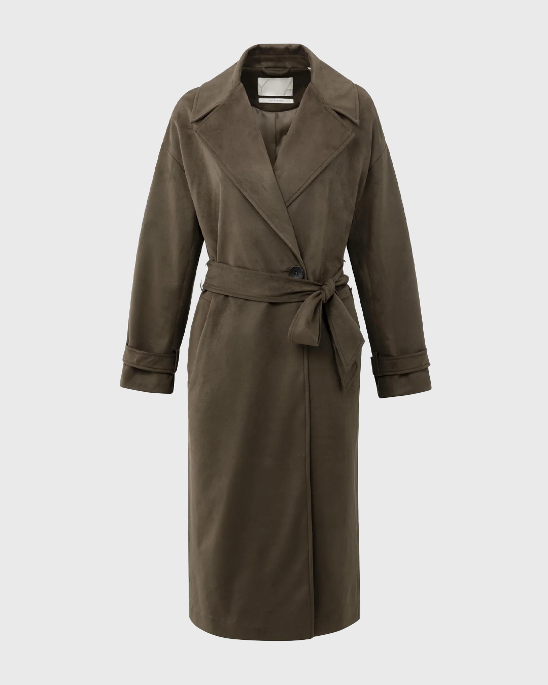 Cappotto in suede