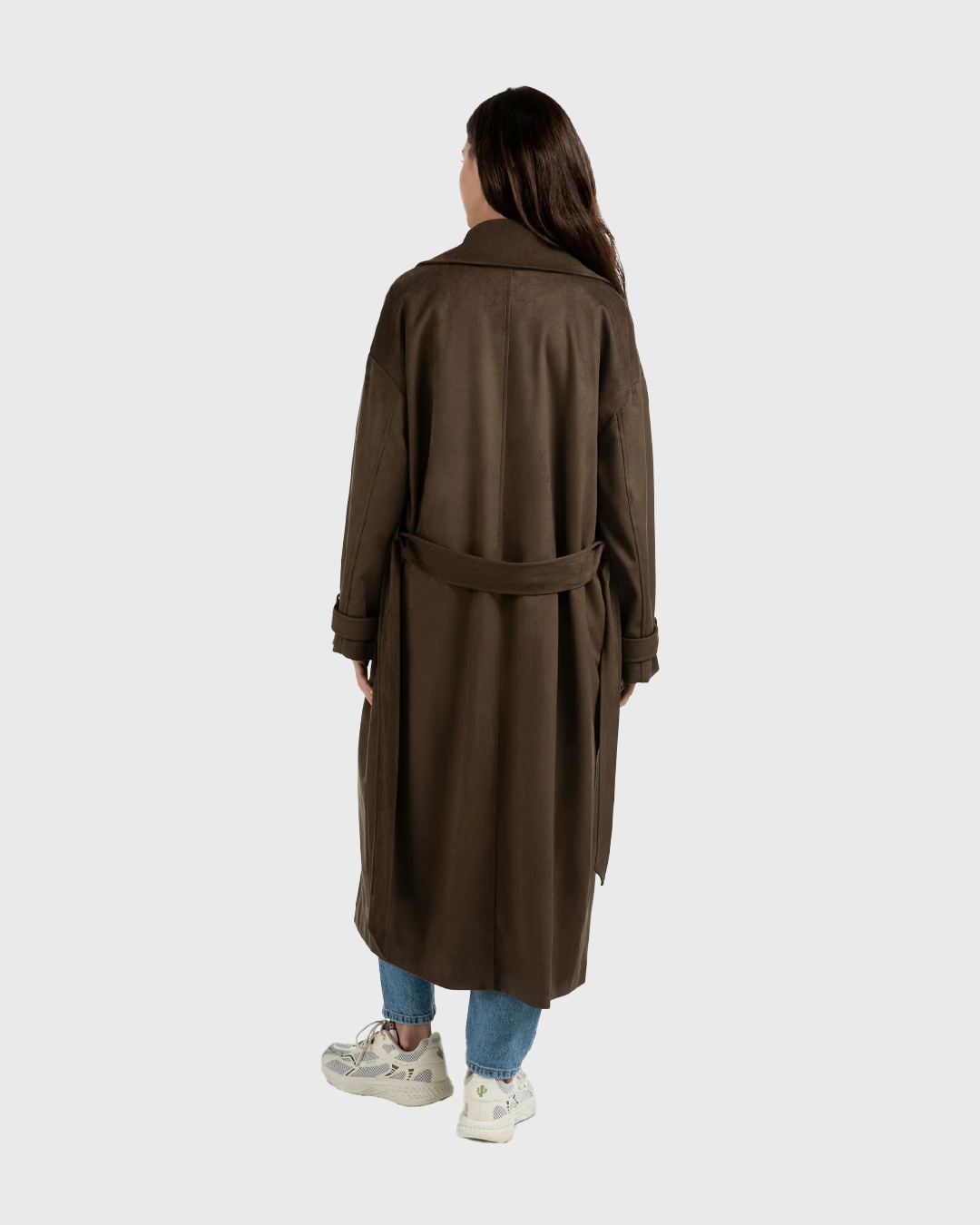 Cappotto in suede
