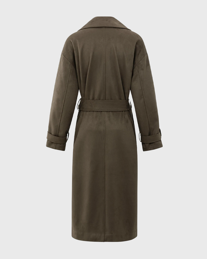 Cappotto in suede