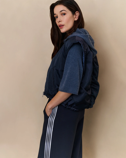 Nylon vest jacket