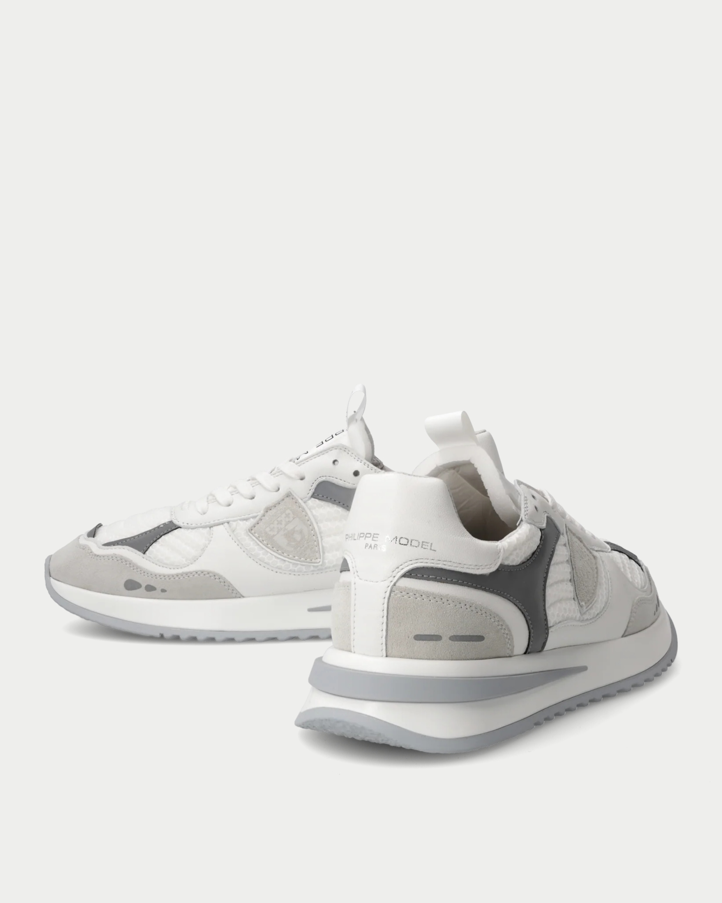 Sneakers Olympique Running, Bianco Grigio