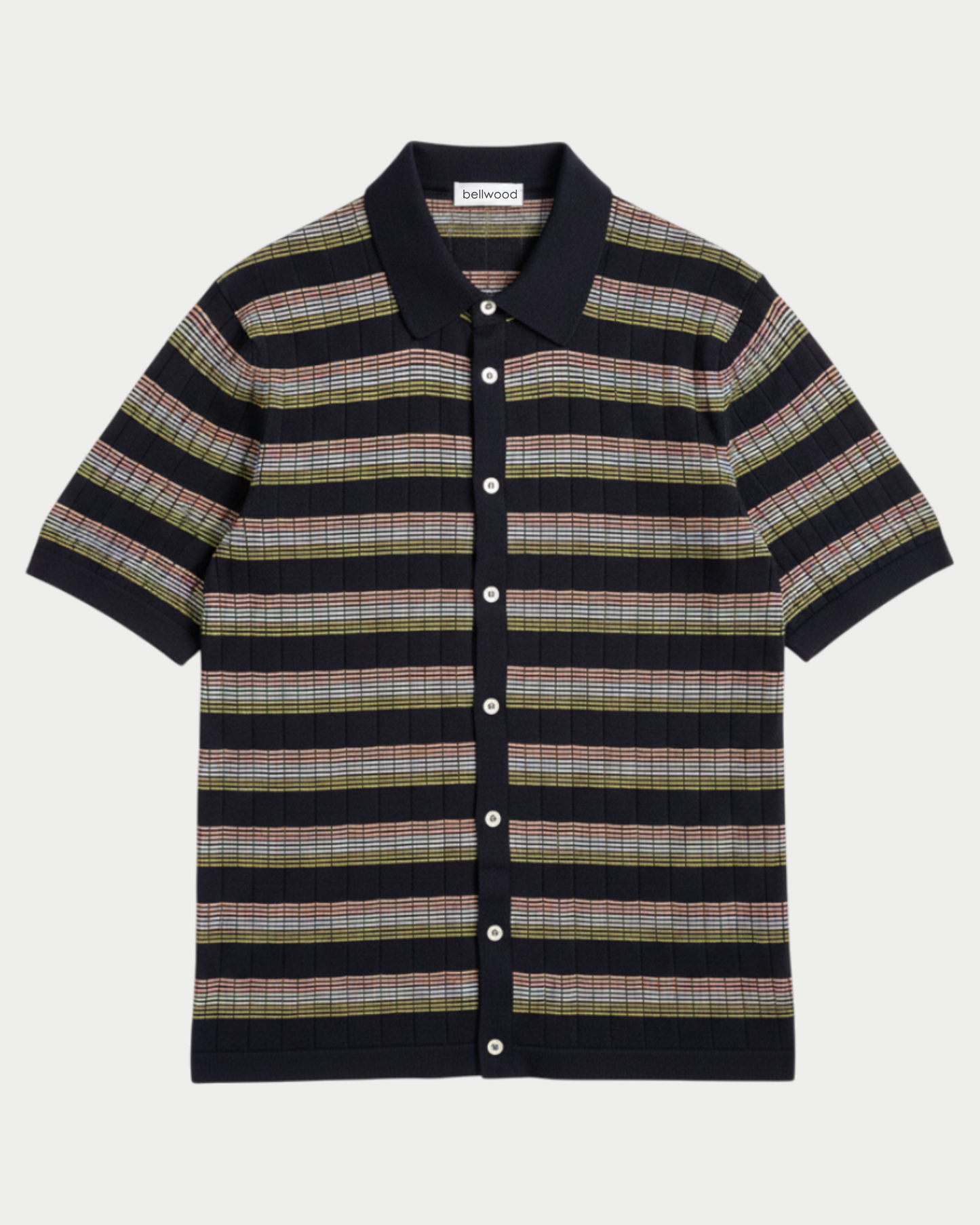 Camicia multiriga manico corta