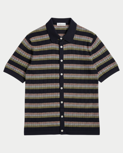 Camicia multiriga manico corta