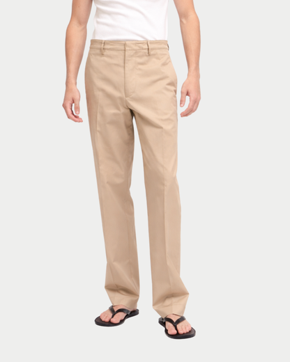 Pantaloni e-motion chino gamba ampia