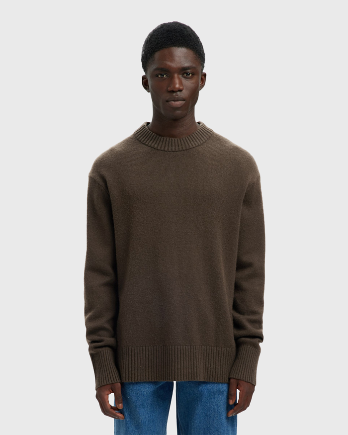 Maglia relaxed in misto cashmere