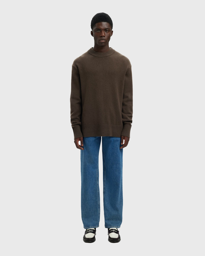 Maglia relaxed in misto cashmere