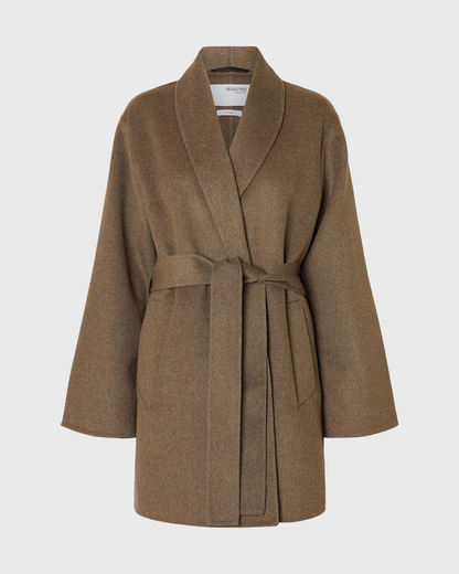 Cappotto in miscela di lana