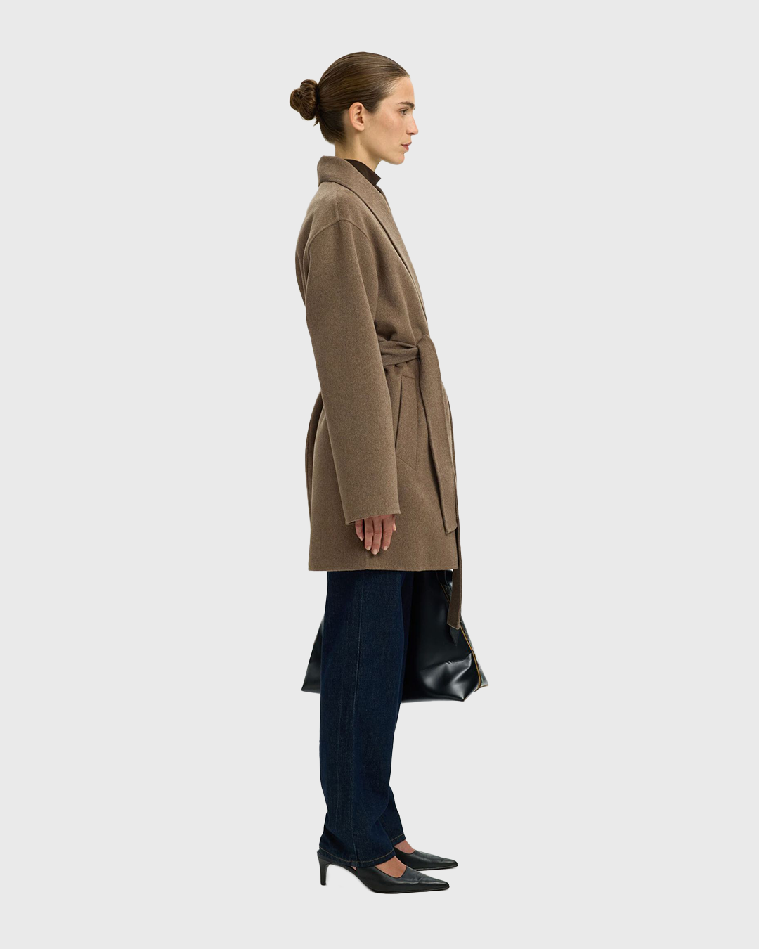Cappotto in miscela di lana