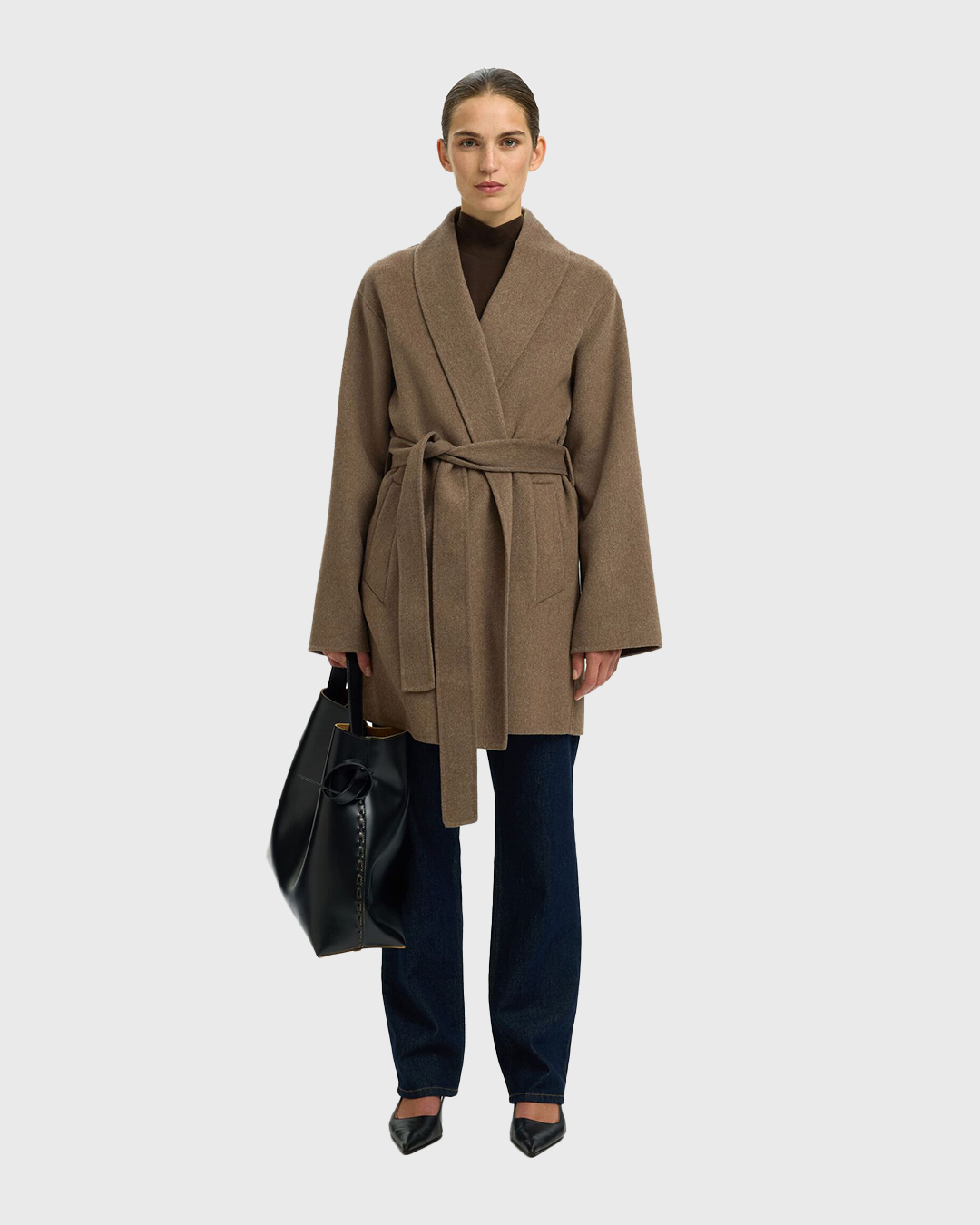 Cappotto in miscela di lana