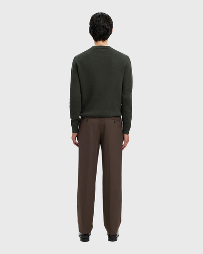 Pantaloni in misto lana