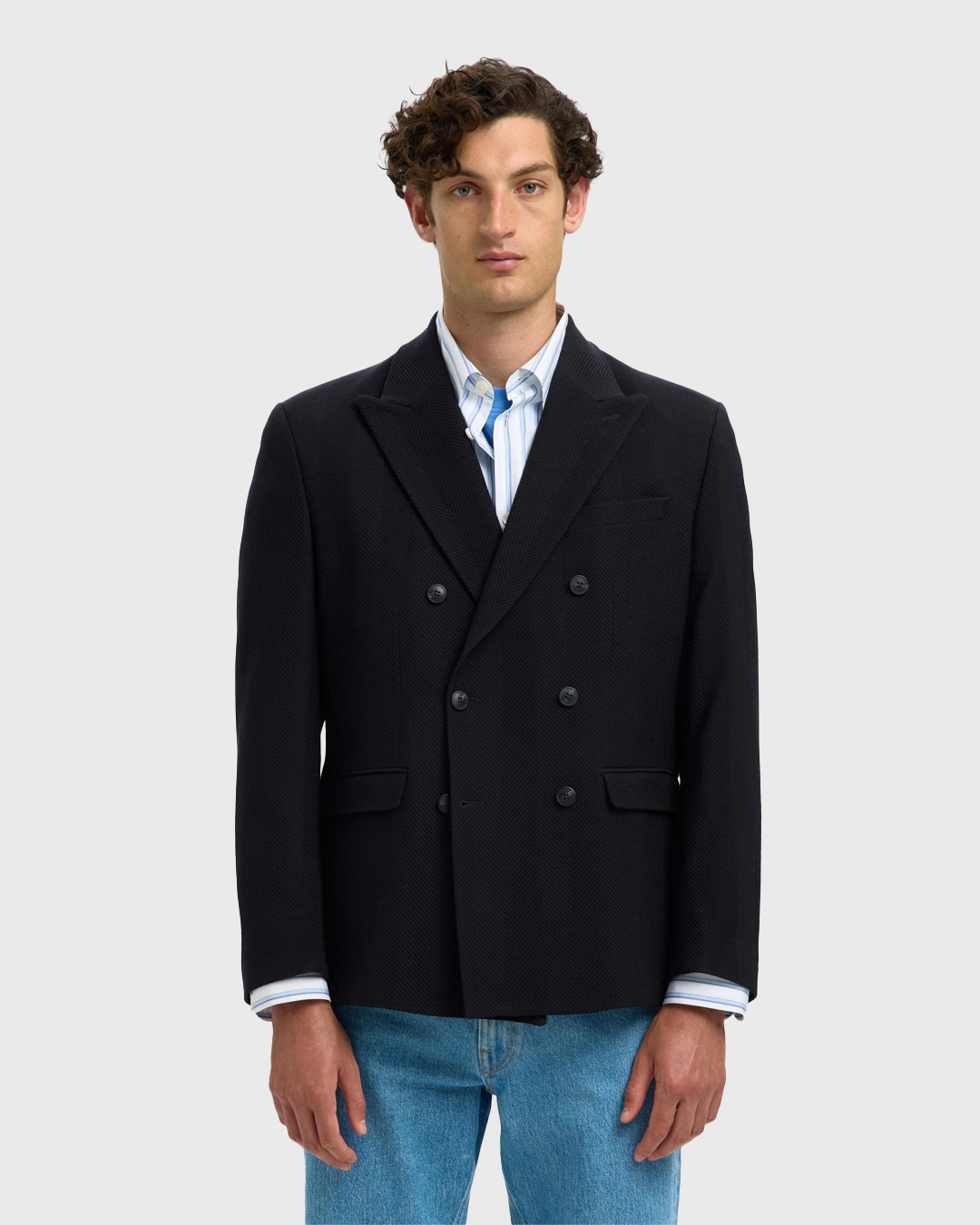 Blazer doppiopetto in lana