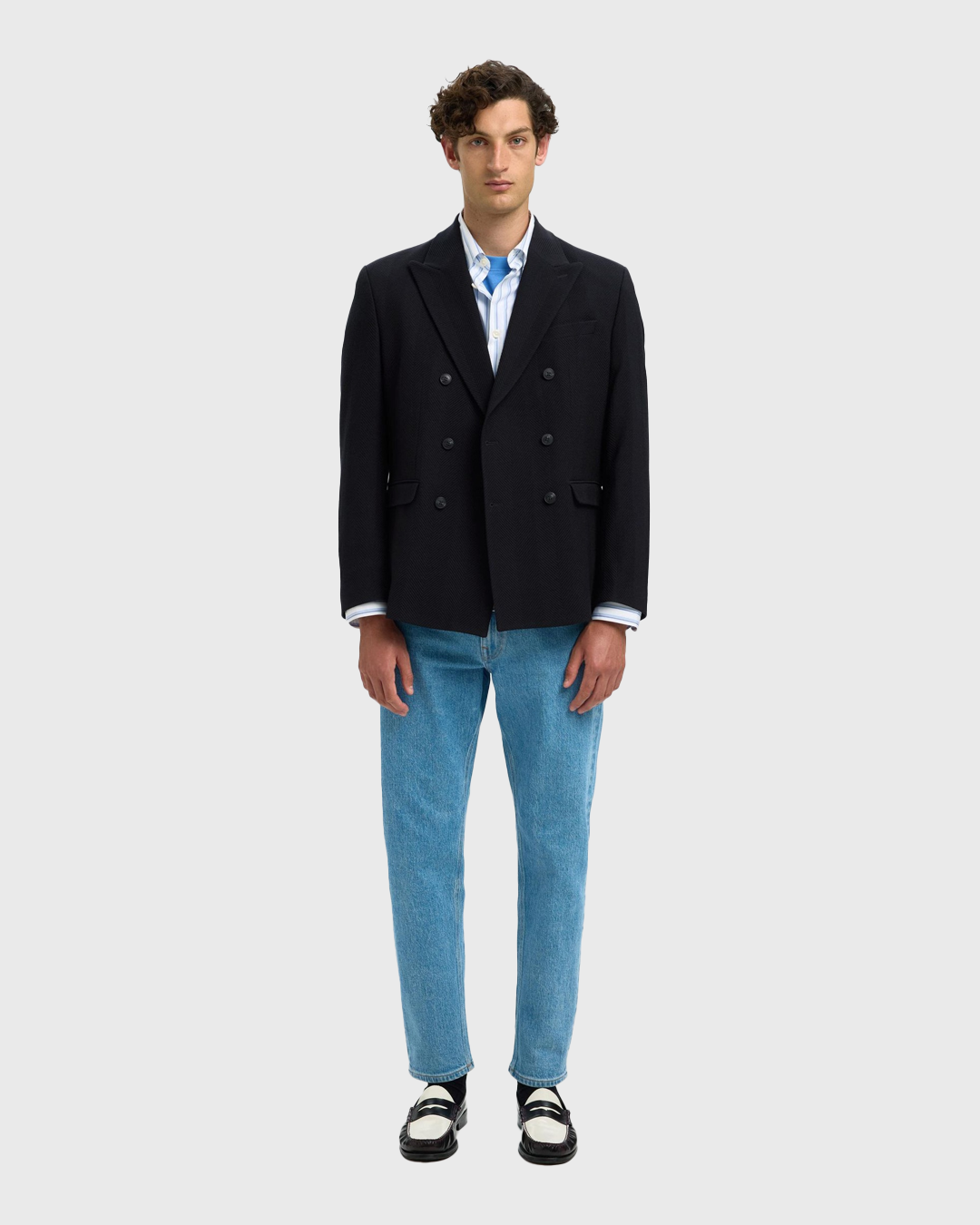 Blazer doppiopetto in lana