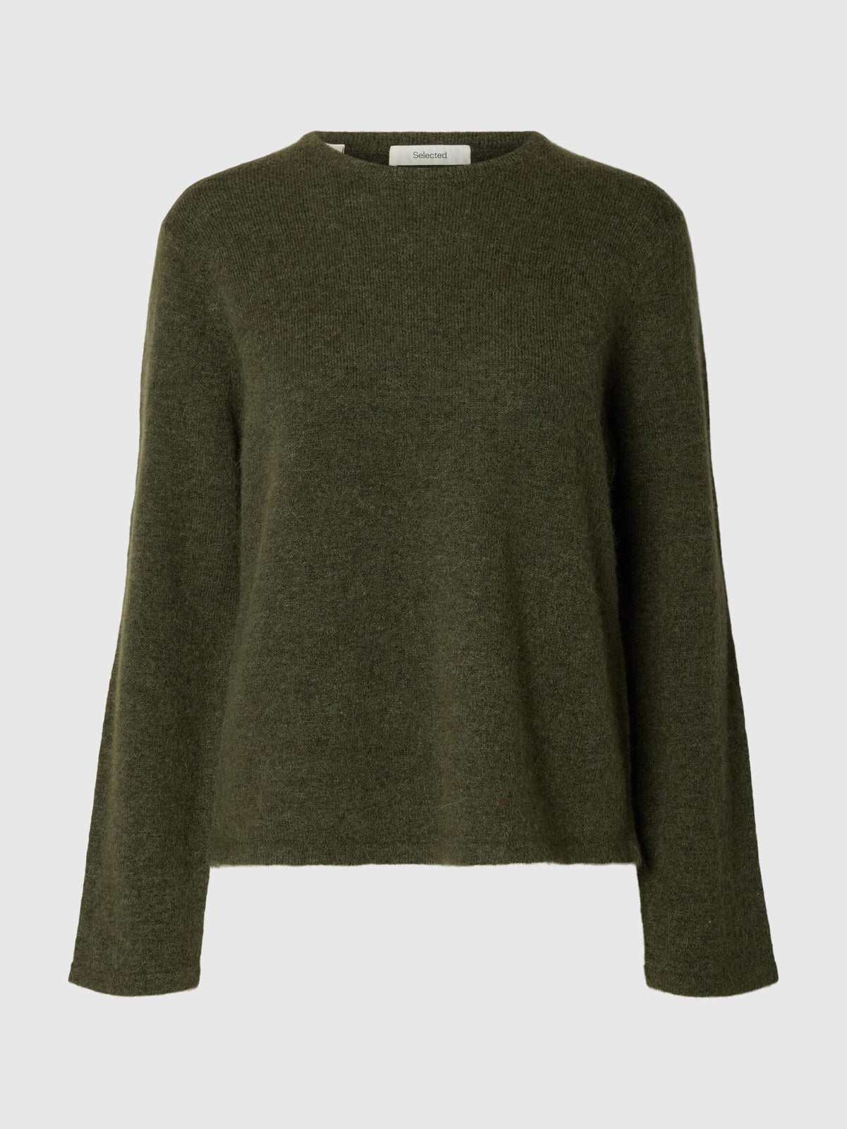 Maglia girocollo a maniche lunghe regular fit