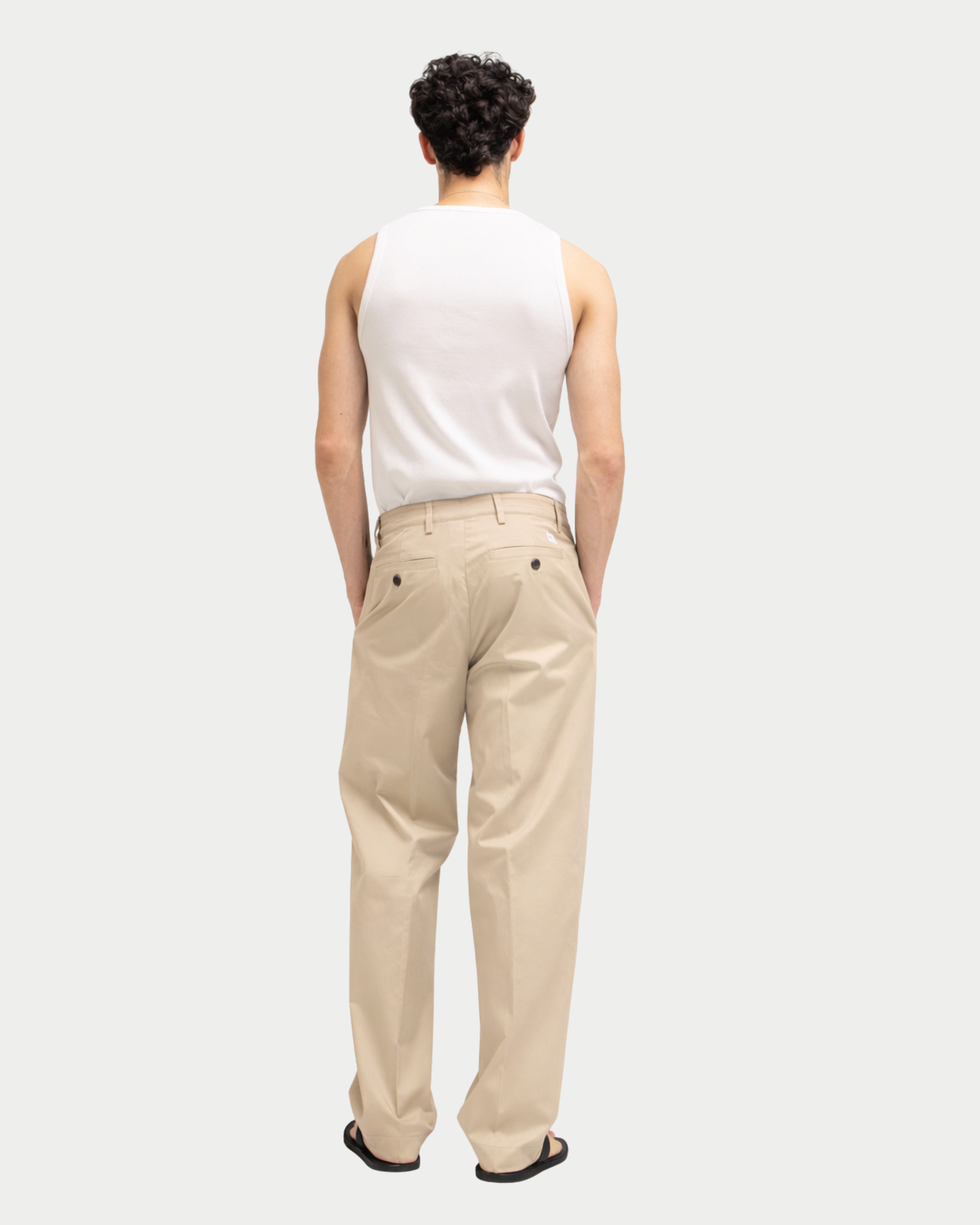 Pantaloni e-motion chino gamba ampia