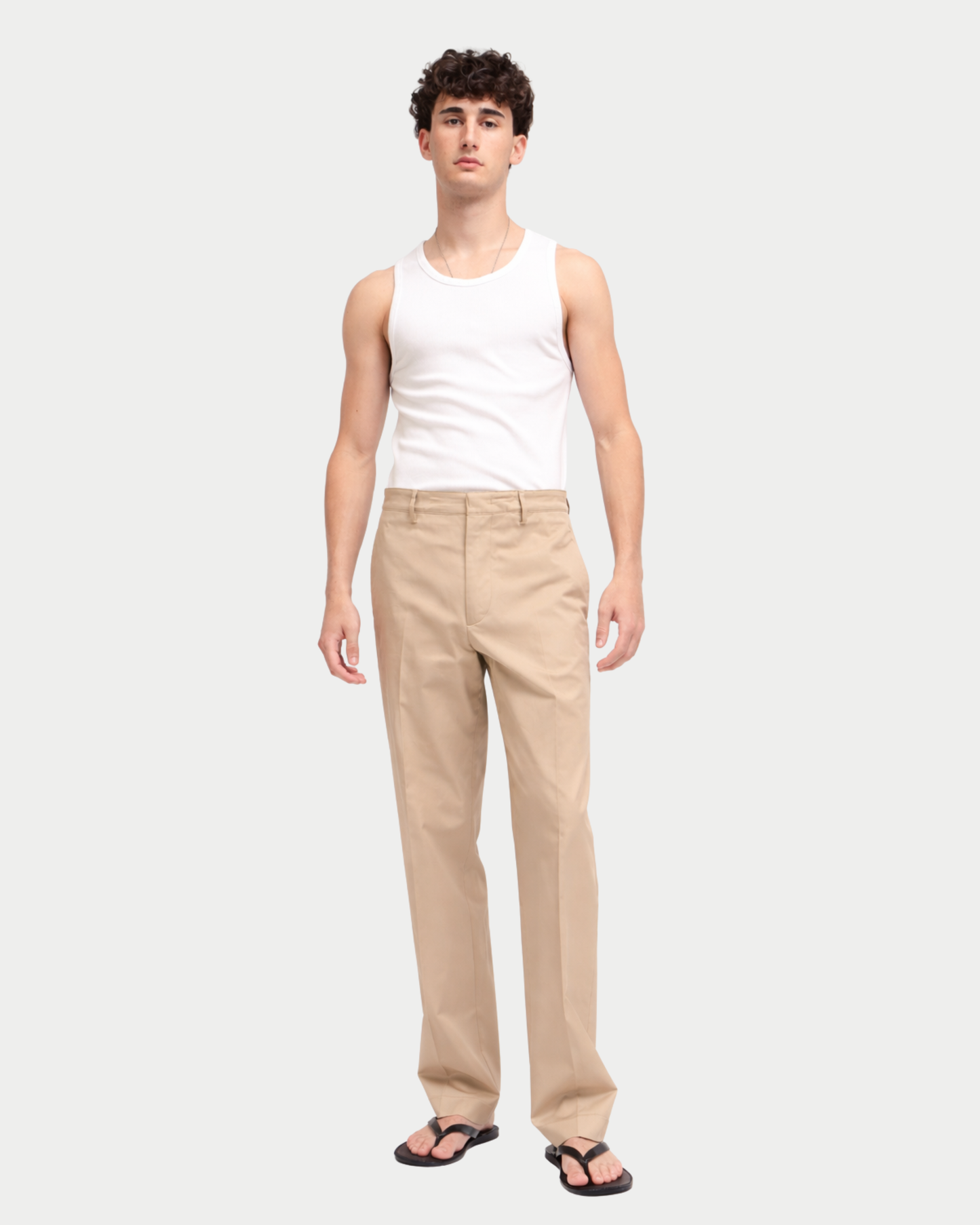 Pantaloni e-motion chino gamba ampia
