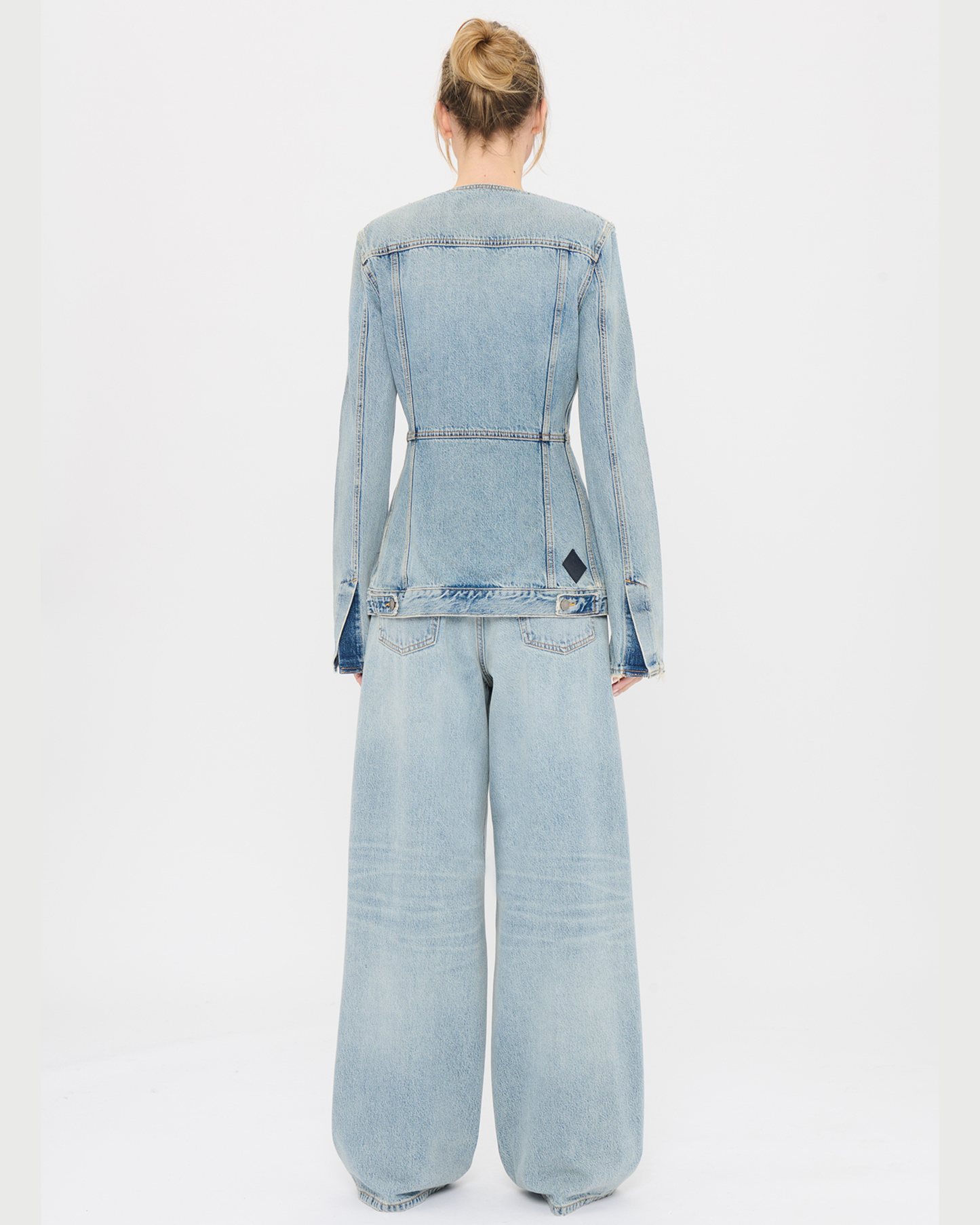 Giacca blazer in denim