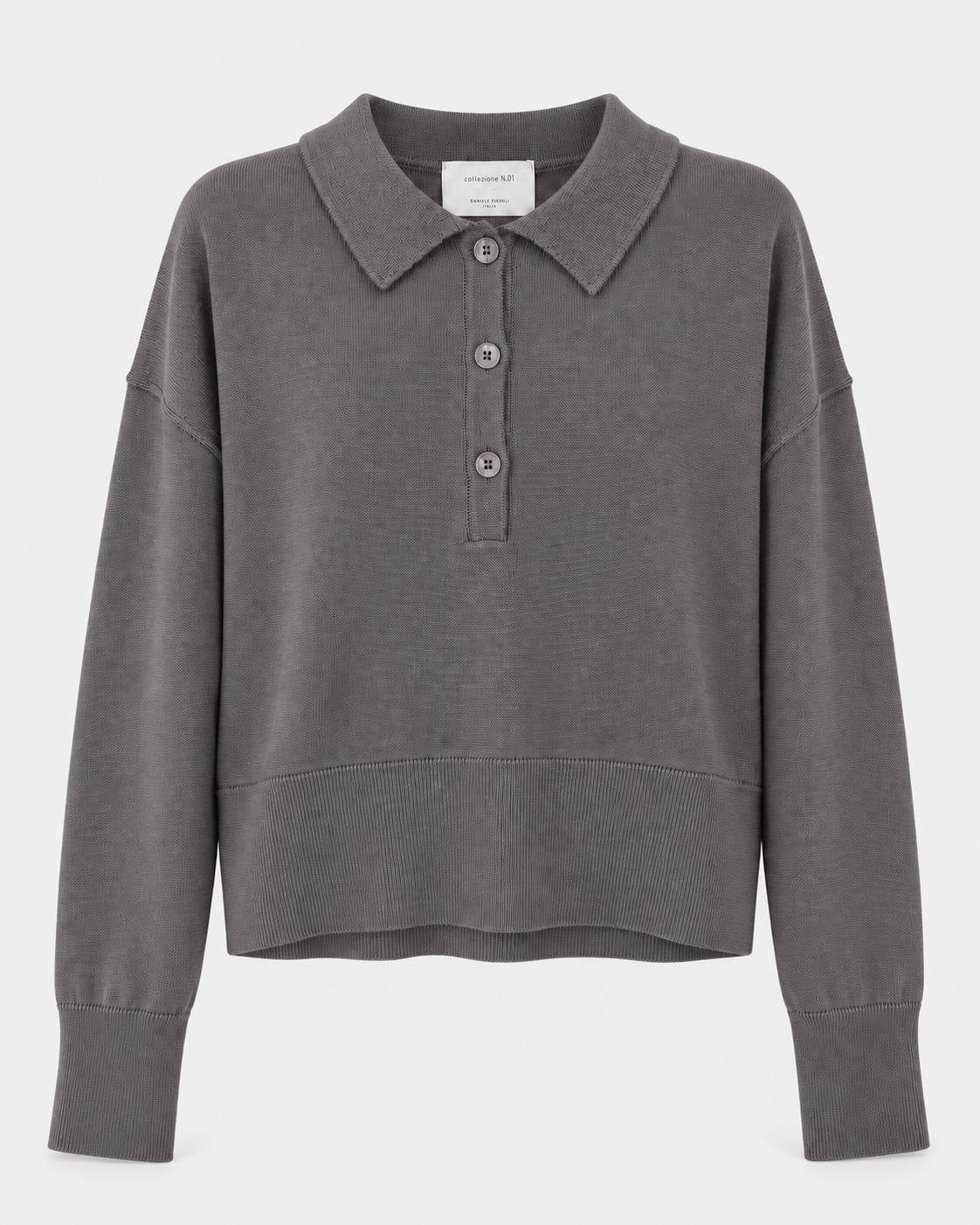 Polo, shaved, merino, yarn-dyed