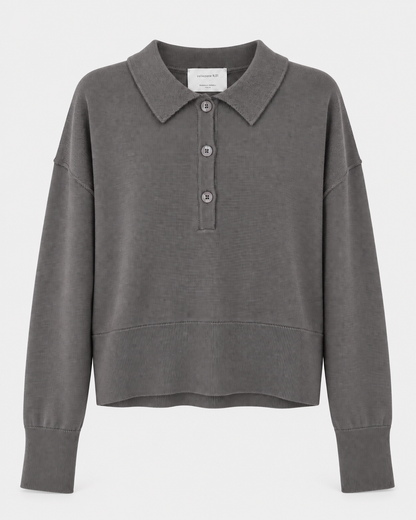 Polo, shaved, merino, yarn-dyed