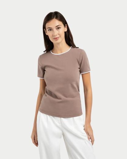 Rundhals-T-Shirt