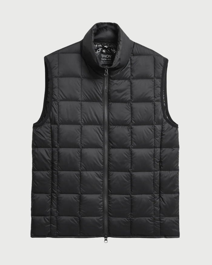 Giacca Gilet in piumino basic high neck