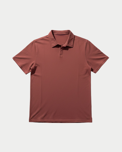 Kurzarm-Poloshirt ohne Knöpfe