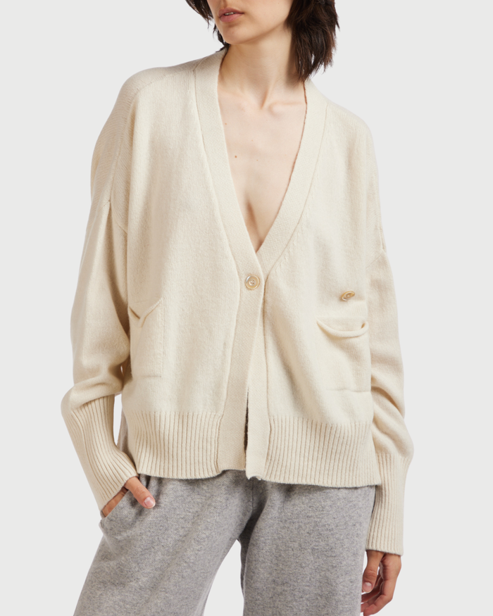 Maglia cardigan in  cashmere 100%