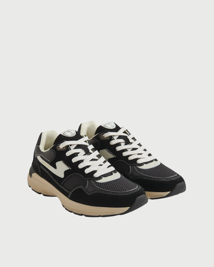 Sneakers Amiel S-strike suede mix black II