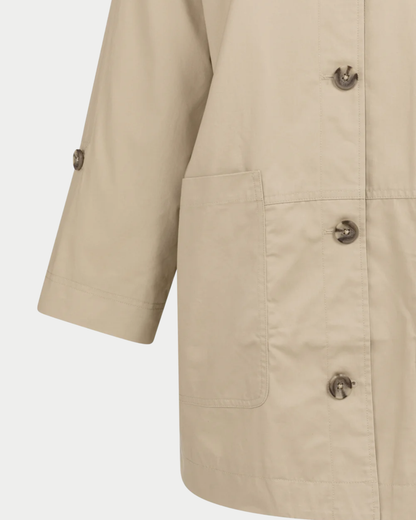 Giacca trench in cotone